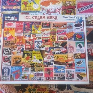 White Mountain Ice Cream Bars 1000-Piece Puzzle
